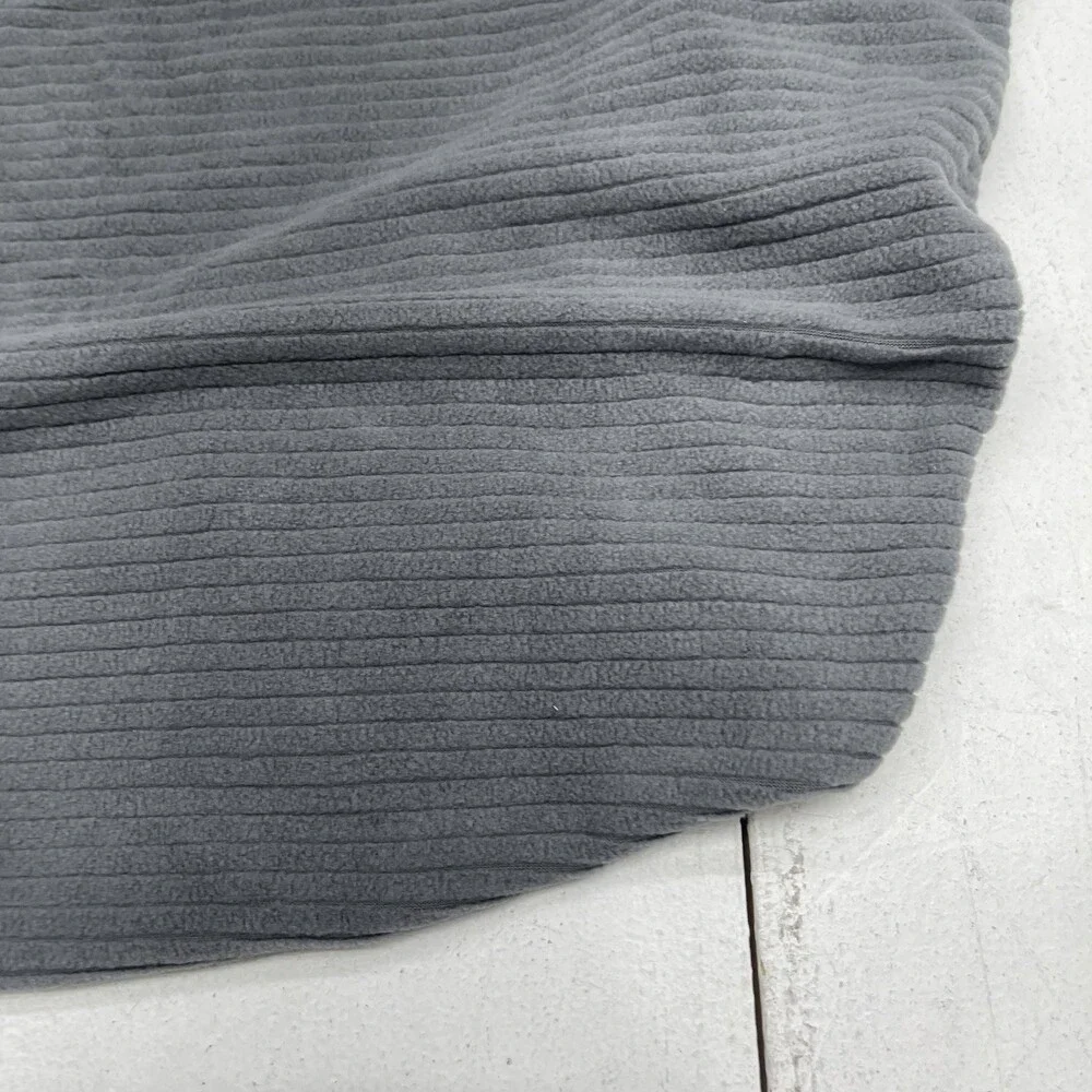 Ohsio Dark Gray Textured Couch Seat Slip Cushion Cover